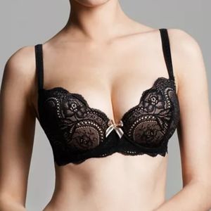 Bundle of 2 Mystere 2535 Isabella All Over Lace Memory Foam Bra Size 32D